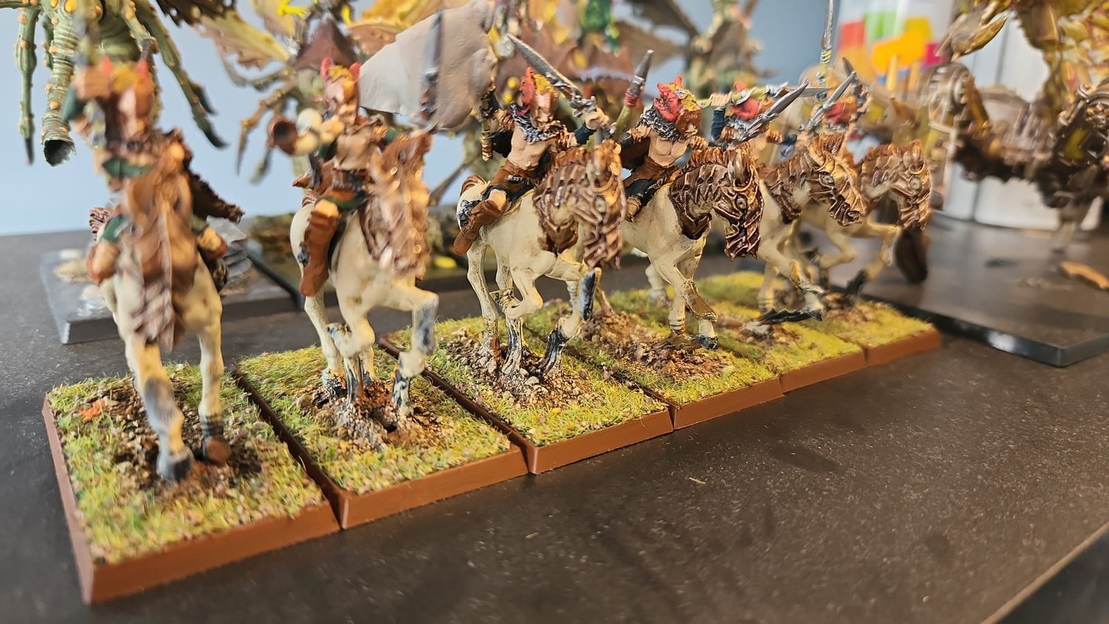 Griffon peint